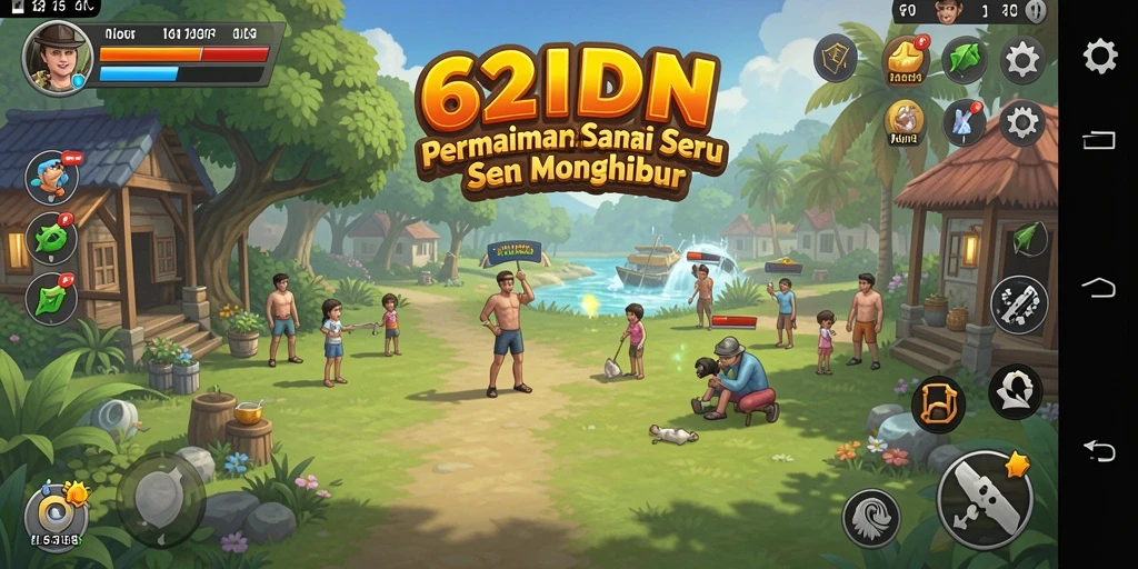 Tampilan menarik dari gameplay 62IDN yang penuh warna dan seru.