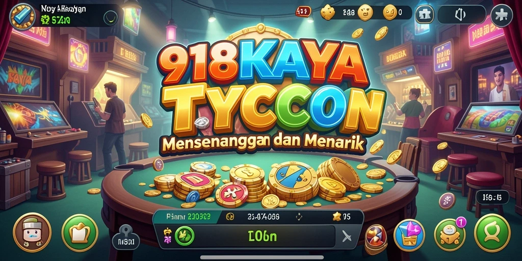 Tampilan gameplay menampilkan keseruan membangun bisnis di 918KAYA.