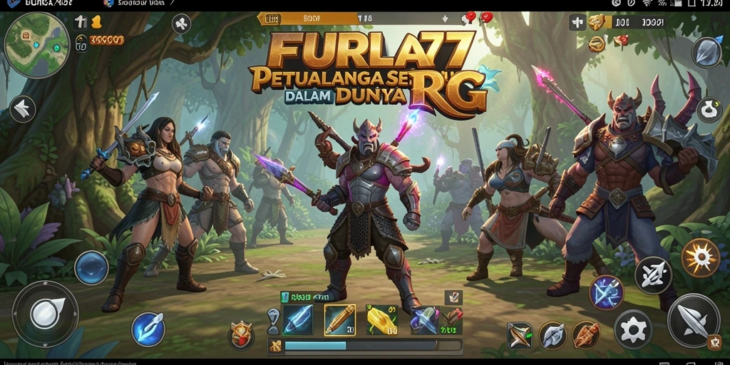 Tampilan gameplay RPG yang menakjubkan dari FURLA77.
