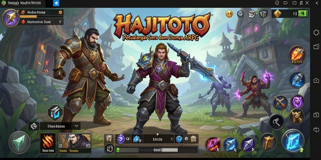Tampilan gameplay seru dan grafik menarik dari HAJITOTO.