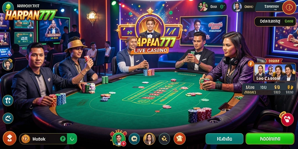 Tampilan gameplay HARAPAN777 yang menegangkan dan interaktif.