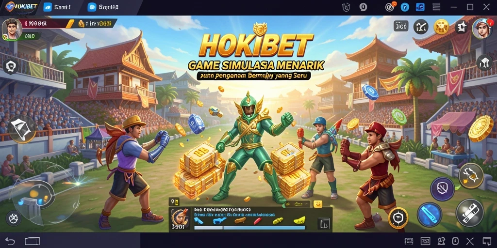 Tampilan gameplay HOKIBET yang menarik dan realistis.