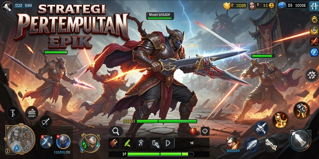 Gameplay mendebarkan di ID098 dengan pertempuran strategis.