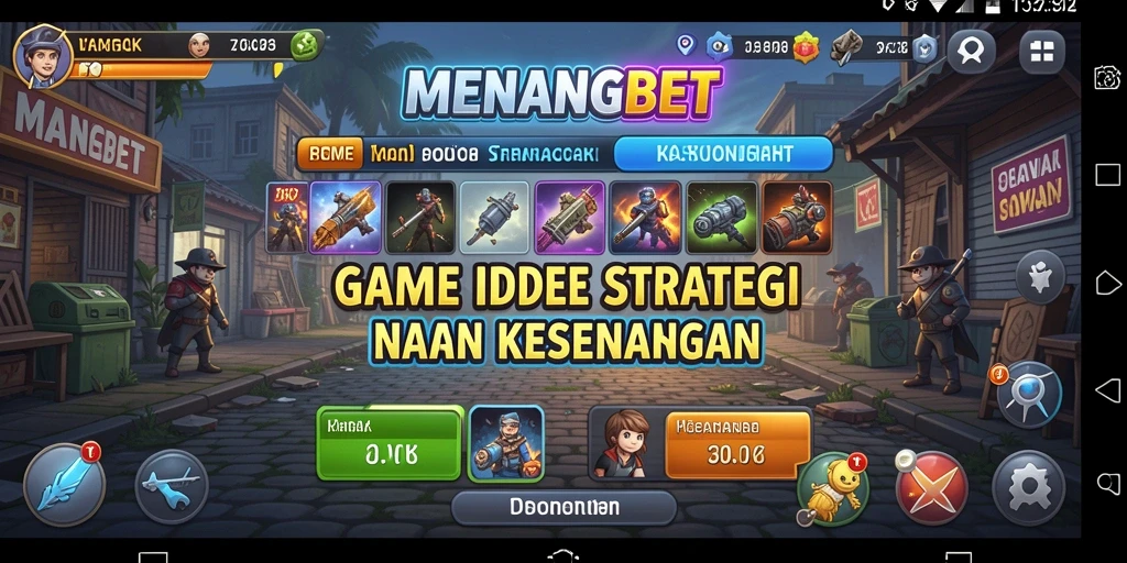 Screenshot MENANGBET menampilkan strategi gameplay yang menarik dan interaksi dengan karakter.