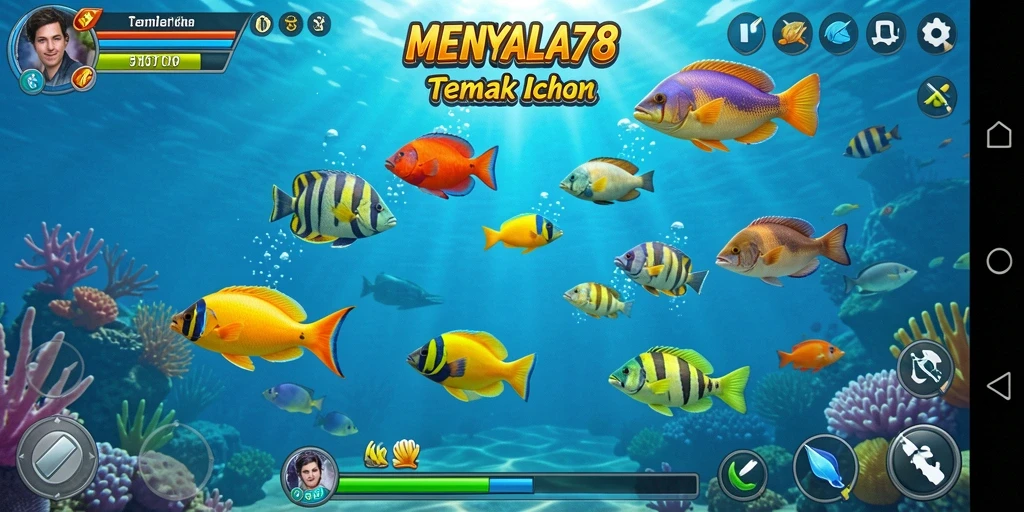 Gameplay seru menembak ikan di MENYALA78