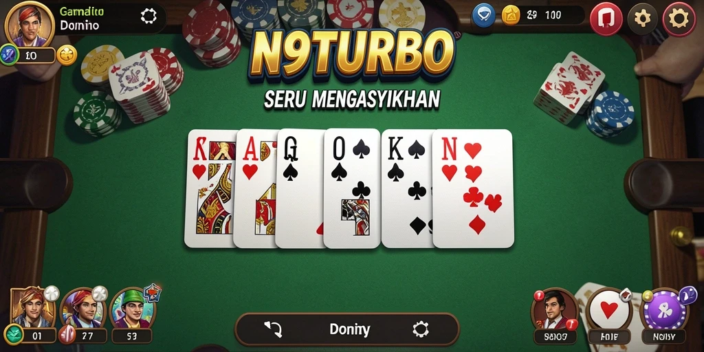 Tampilan gameplay N9TURBO yang menarik dan mengasyikkan.