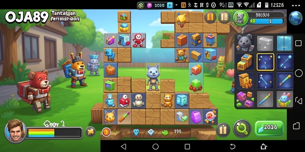 Tampilan gameplay OJA89 yang seru dan menantang teka-teki Puzzle.
