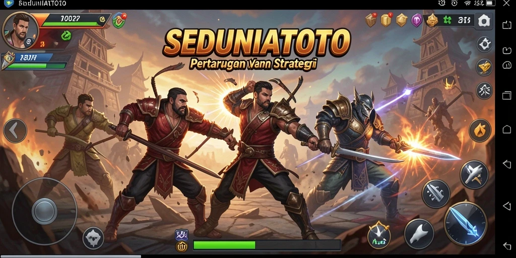 Tampilan gameplay SEDUNIATOTO yang seru dan menantang.